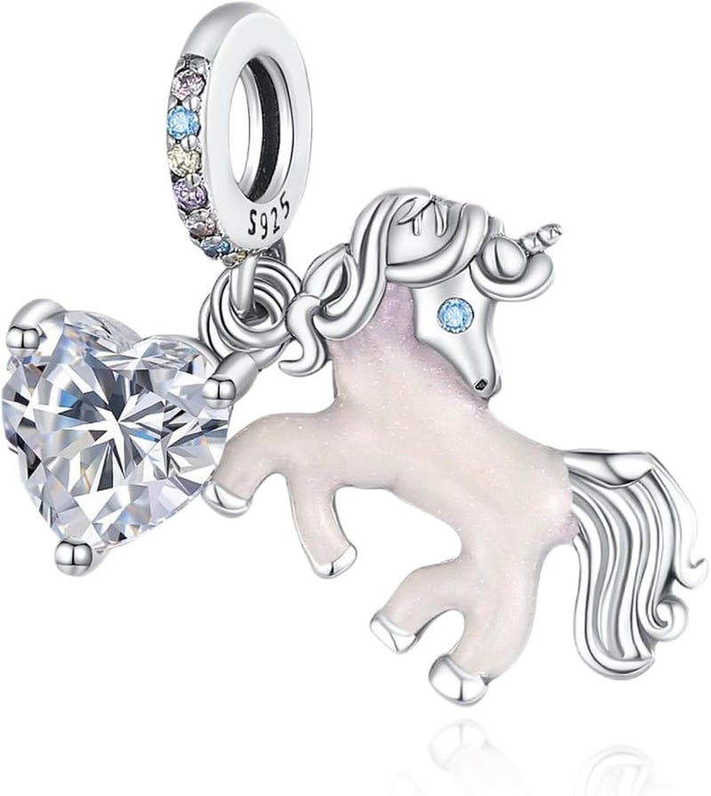 DATOUQI Queen Happy Birthday Hot Air Balloon Family Puppy Charm 925 Sterling Silver Charms for Bracelets and Necklaces Mother's Day Charms for Women - Image 1